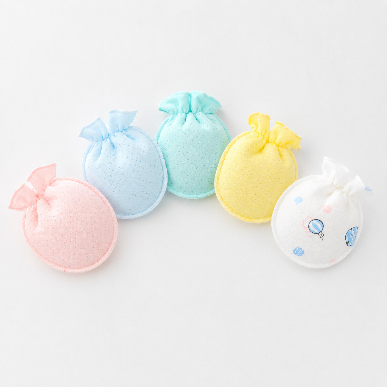 Anti Scratch Baby Mittens (5 Pack)